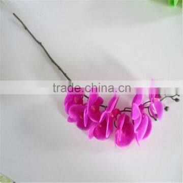 SJ20170016 China high quality fake plastic flowers for homel decoration artificial orchid