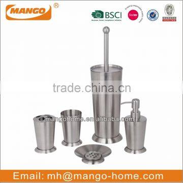 Hot Sale Elegant Round Stainless Steel Bathroom Set photo-3