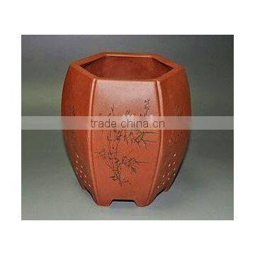 Yixing Interior Decorative Garden Clay/terracotta Flower Pot photo-4
