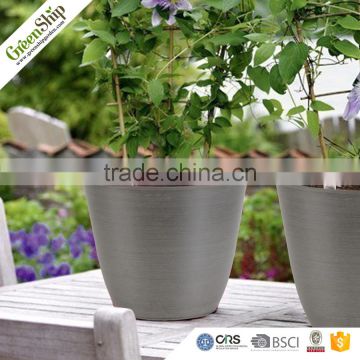 Decorative Garden Plastic Pot / 20 years lifetime/UV protective/lightweight/ waterproof