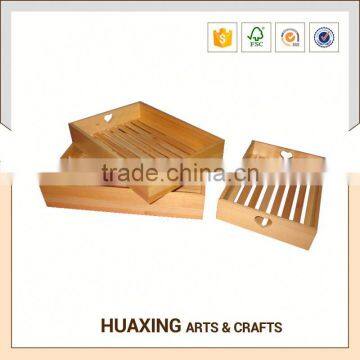 Portable Antique Small Wooden Tray for Plants With 7 Years Experience photo-6