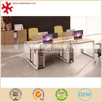 Laminated Chipboard Office Desk for 4 persons