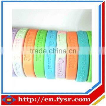 Multi-colors Bracelets silicone wristband