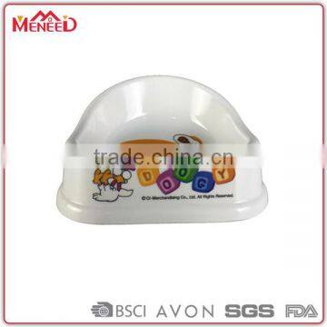 EU Standard Dog Feet & Love Bone Design Dog Plastic Pet Food Bowl With Printing photo-4