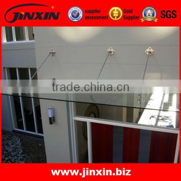 Stainless Steel Front Door Glass Canopy System