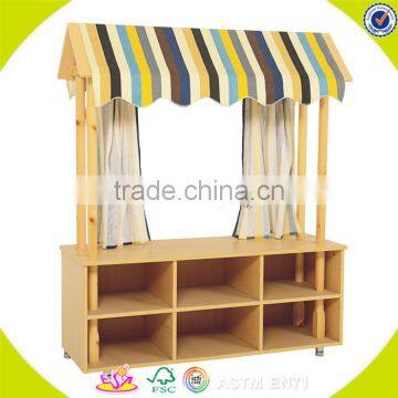 Wholesale Customized Wooden Grocery Store for Kids, Fashionable and Simple Style Wooden Grocery Store Toy for Kids W08C211 photo-4