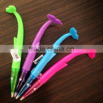 Wholesale custom octopus light up plastic ballpoint pen