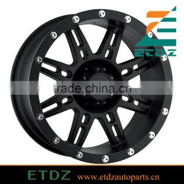 16x8"/6x139.7mm Alloys Wheel with Flat Black Finish