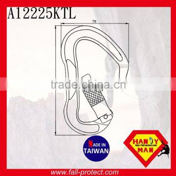 28KN Twist Lock Mountain Climbing Forged Aluminum Carabiner For Rescue photo-2