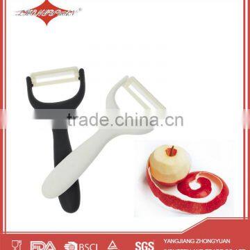 multi-function ceramic blade potato vegetable peeler with rubber handle