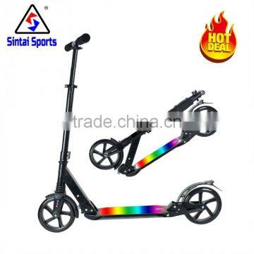 2017 Stlysh and foldable Big wheels scooter with 100kg loading