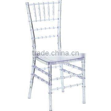 clear Resin tiffany / chiavari chairs in discount