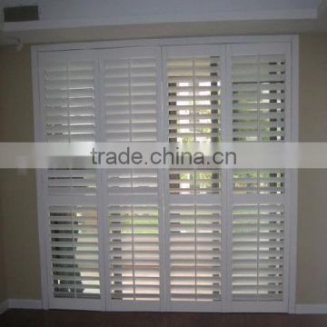 heze kaixin white paint wooden shutter window