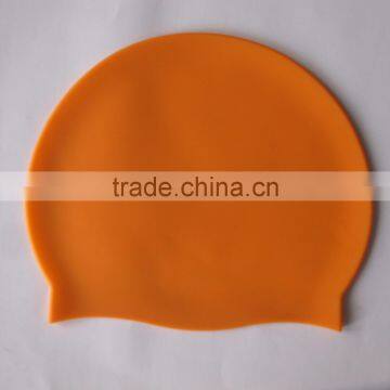Adult Customized Logo Swimming Pool Silicone Latex Swim Cap photo-3