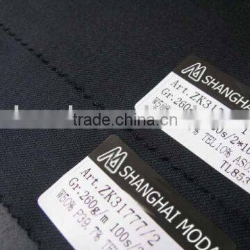 blended worsted wool fabric w50/p50 moda-t094