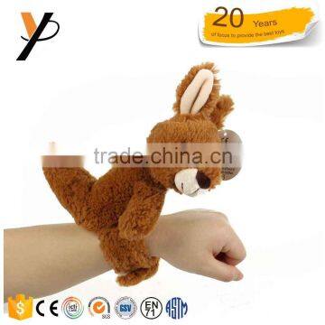 Cute custom rabbit plush toys plush slap band toys