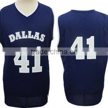 Men Basketball Vest Back With Name and Number