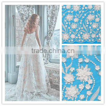 2017 wedding dress African lace dress rayon knit fabric