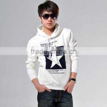 Classic White Long Sleeve Men's Hoody photo-2