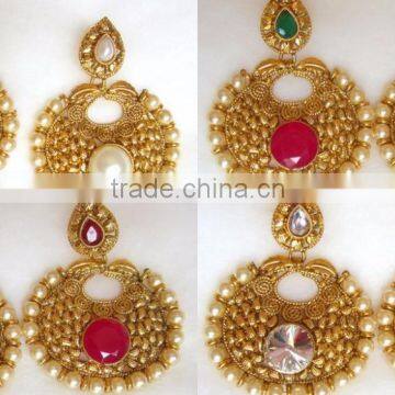 Gold plated DANGLER earrings