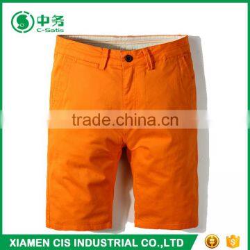 Fashion Style Multi Color 100 Cotton Summer Slim Fit Mens Chino Shorts photo-4