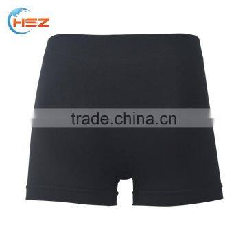 HSZ-0025 China Manufacturer 2017 Mens Hot Plain Printed Black Boxer Briefs Sexy Tight Seamless Underwear Men Elastic