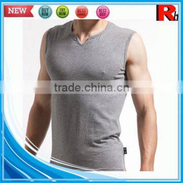 China Cheap Sports Bodybuilding Screen Printed Wholesale Mens Golds Gym Tank Tops Mens Gym Wear photo-3