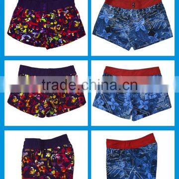 Fashion Side Pockets Denim Printed Board Shorts Denim Dye Shorts photo-4