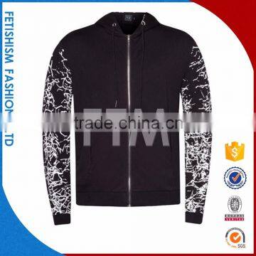 Short Time Delivery Black Hoodie OEM Custom Made Bomber Jacket photo-2
