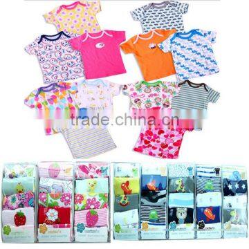 5pcs T-skirt sets, Baby Gift Set New Born Gifts Box Set Baby clothing,babyT-skirt