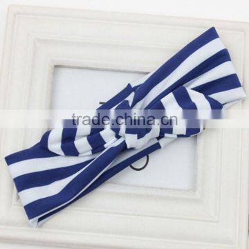 2015 Newest Cotton Baby Knot Headband,Stripe Cotton Headbands photo-5