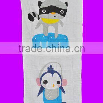 100% Cotton Double Weave Gauze Muslin Baby Diapers (Bleached, Unbleached, Dyed & Printed) photo-3