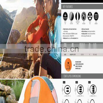 Bestway Orange Quick Opening Two Tents photo-2