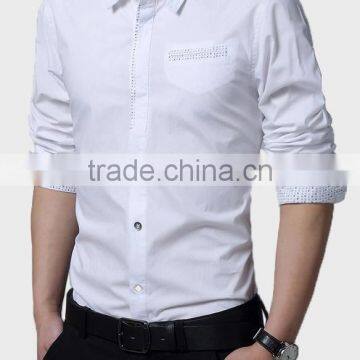 2016 New Style Multi Colored Slim Fit Casual Shirt for Men photo-2