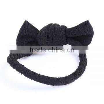Hair Accessories Bowknot Fabric Hair Ties Ponytail Holder photo-2
