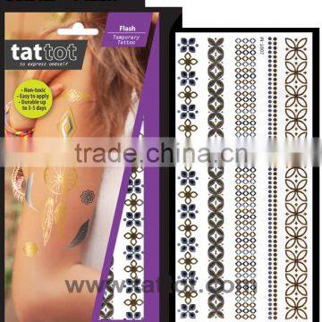 Adult Flash Temporary Tattoo metallic flash tattoo