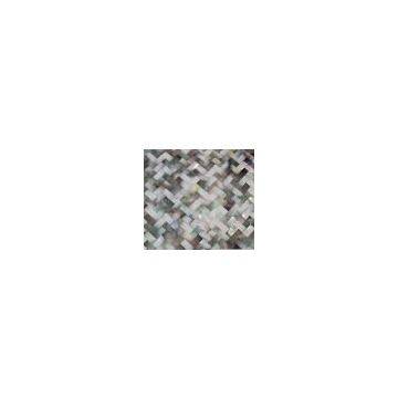 Black mother of pearl sea shell mosaic wall tile