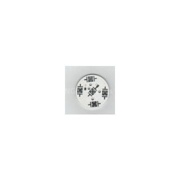 Round  White 4 Layers Aluminium Base Metal Core Led printed circuit board assembly