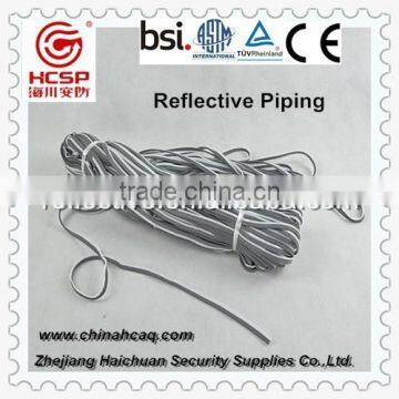 silver reflective piping for sewing on bags