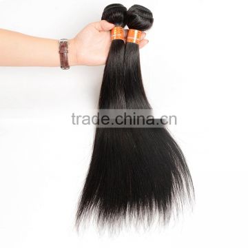 Accept Paypal Can Be Dyed Virgin Brazilian Straight Hair Weave Bundles