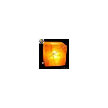 Salt Cube Shape Lamp