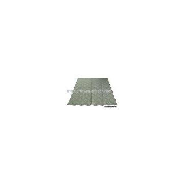 Ham Embroidery Quilt Top  Washable