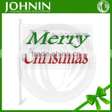 JOHNIN made promotional custom advertising window clip Christmas car flag