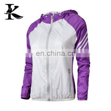 High quality outdoor ladies sport jacket windbreaker