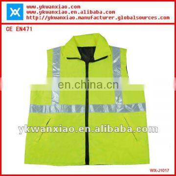 high visibility jacket with PU coated ,high visibility jacket yellow,hi vis jacket with PVC tape