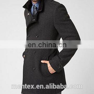 Double-breasted Wool Coat photo-3