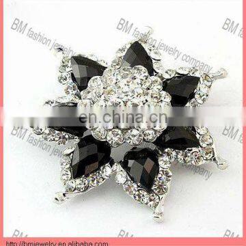 Charming crystal diamond brooch cheap flower shaped brooches pin