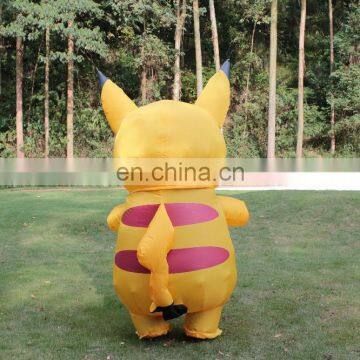 HI CE Cartoon Character Inflatable Pikachu Mascot Costume for Adult,funny Mascot Costume With High Quality photo-4