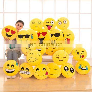 Stock Designs OEM&ODM Accepted Plush Emoji Pillows