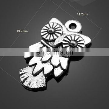 wholesale animal owl shape pendant alloy pendant earring accessories